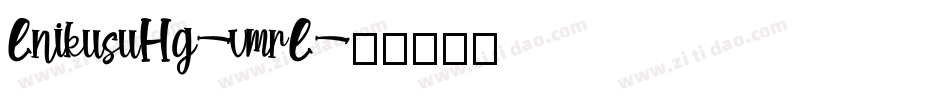 EnikusuHg-vmrE字体转换