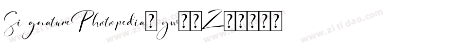SignaturePhotopedia-yw39Z字体转换