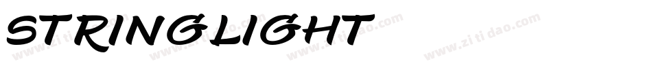 stringlight字体转换