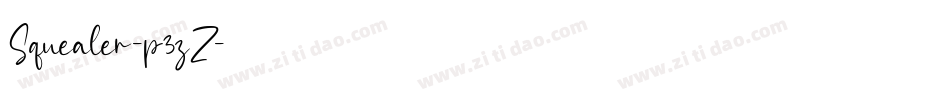 Squealer-p3zZ字体转换