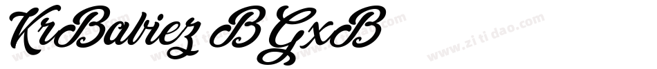 KrBabiez-BGxB字体转换