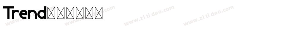 Trend字体转换