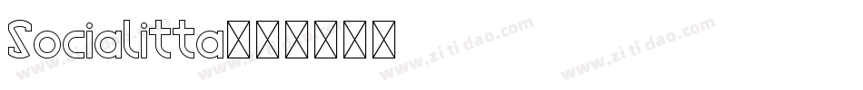 Socialitta字体转换