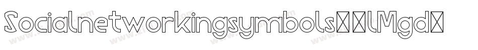 Socialnetworkingsymbols1-lMgd字体转换