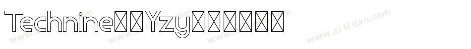 Technine-9Yzy字体转换