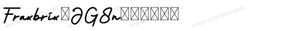 Fraxbrix-JG8n字体转换