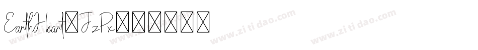 EarthHeart-JzPx字体转换