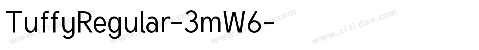 TuffyRegular-3mW6字体转换