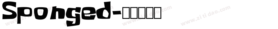 Sponged字体转换