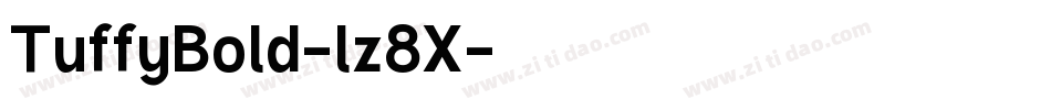 TuffyBold-lz8X字体转换