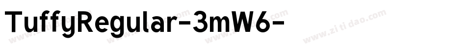 TuffyRegular-3mW6字体转换