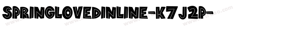 SpringlovedInline-K7J2p字体转换