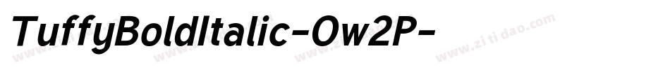 TuffyBoldItalic-Ow2P字体转换