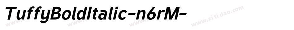 TuffyBoldItalic-n6rM字体转换
