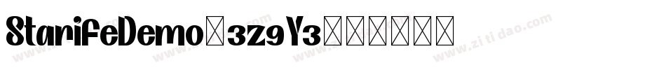 StarifeDemo-3z9Y3字体转换