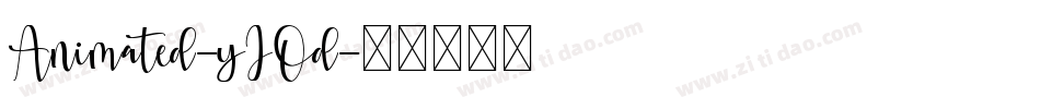 Animated-yJOd字体转换