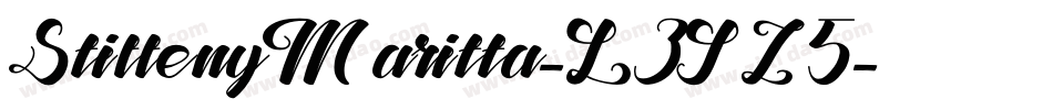StiffenyMaritta-L3JZ5字体转换