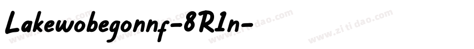 Lakewobegonnf-8R1n字体转换