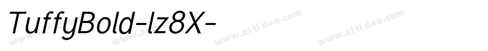 TuffyBold-lz8X字体转换