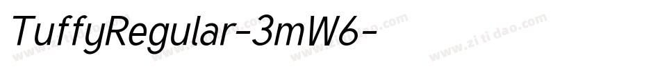 TuffyRegular-3mW6字体转换