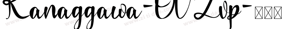 Kanaggawa-OVZvp字体转换