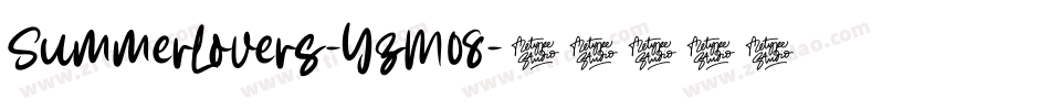 SummerLovers-YzM08字体转换