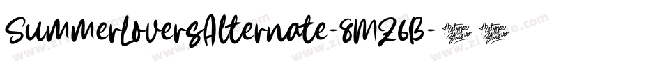 SummerLoversAlternate-8MZ6B字体转换