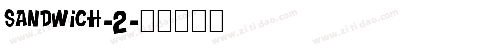 sandwich-2字体转换
