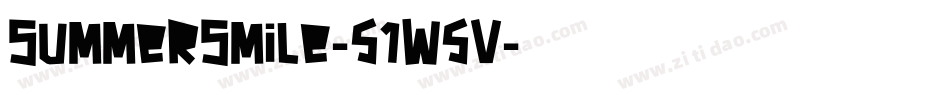 SummerSmile-51W5V字体转换
