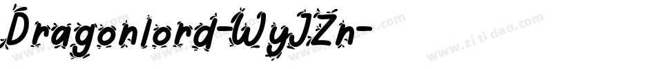 Dragonlord-WyJZn字体转换