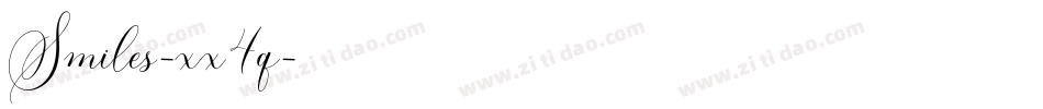 Smiles-xx4q字体转换