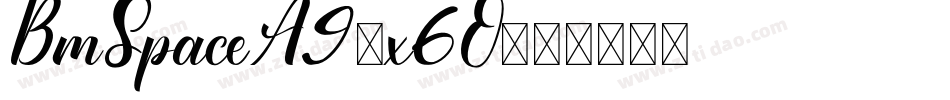 BmSpaceA9-x6O字体转换
