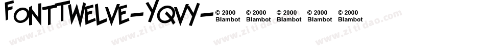 FontTwelve-Yqvy字体转换