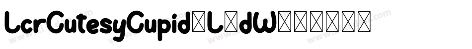 LcrCutesyCupid-L8dW字体转换