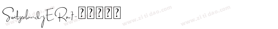 Switzerland-jERm7字体转换
