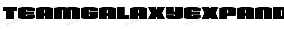 TeamGalaxyExpanded-w1lqw字体转换