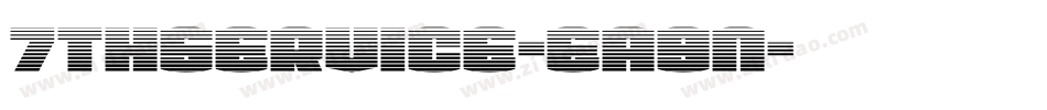 7ThService-eA9n字体转换