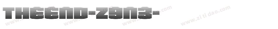TheEnd-z9n3字体转换