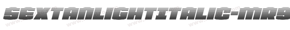 SextanlightItalic-MR9e字体转换 SextanlightItalic-MR9e字体转换
