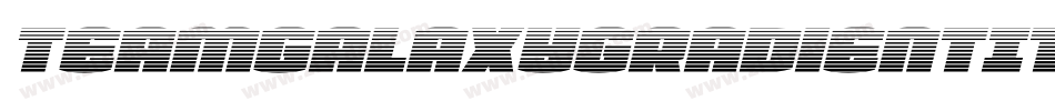 TeamGalaxyGradientItalic-L3E9E字体转换