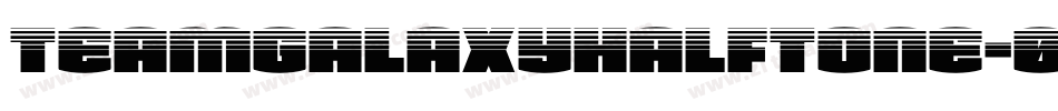 TeamGalaxyHalftone-0WgrG字体转换