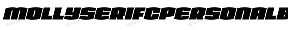 MollyserifcpersonalBold-o8mz字体转换