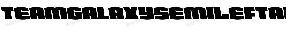 TeamGalaxySemiLeftalic-rg4WL字体转换