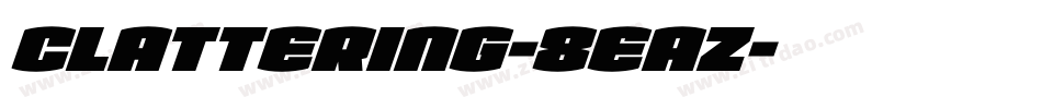 Clattering-8Eaz字体转换