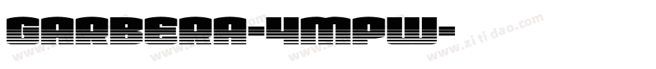 Garbera-4mpW字体转换