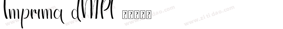 Imprima-dMPl字体转换