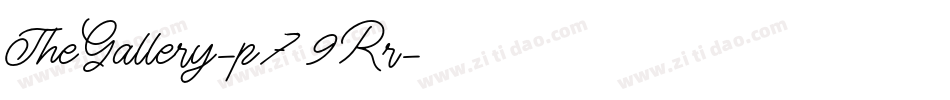 TheGallery-p79Rr字体转换