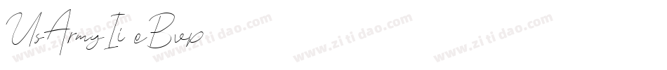 UsArmyIi-eBvp字体转换