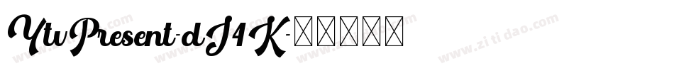 YtvPresent-dJ4K字体转换