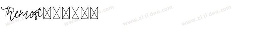 Themost字体转换